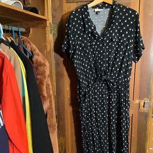 Universal Thread Black White Jumpsuit 1x